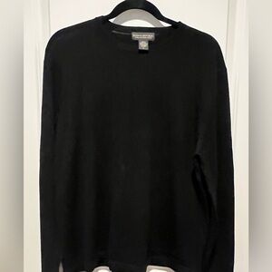Banana Republic Mens Large Merino Wool Sweater Black